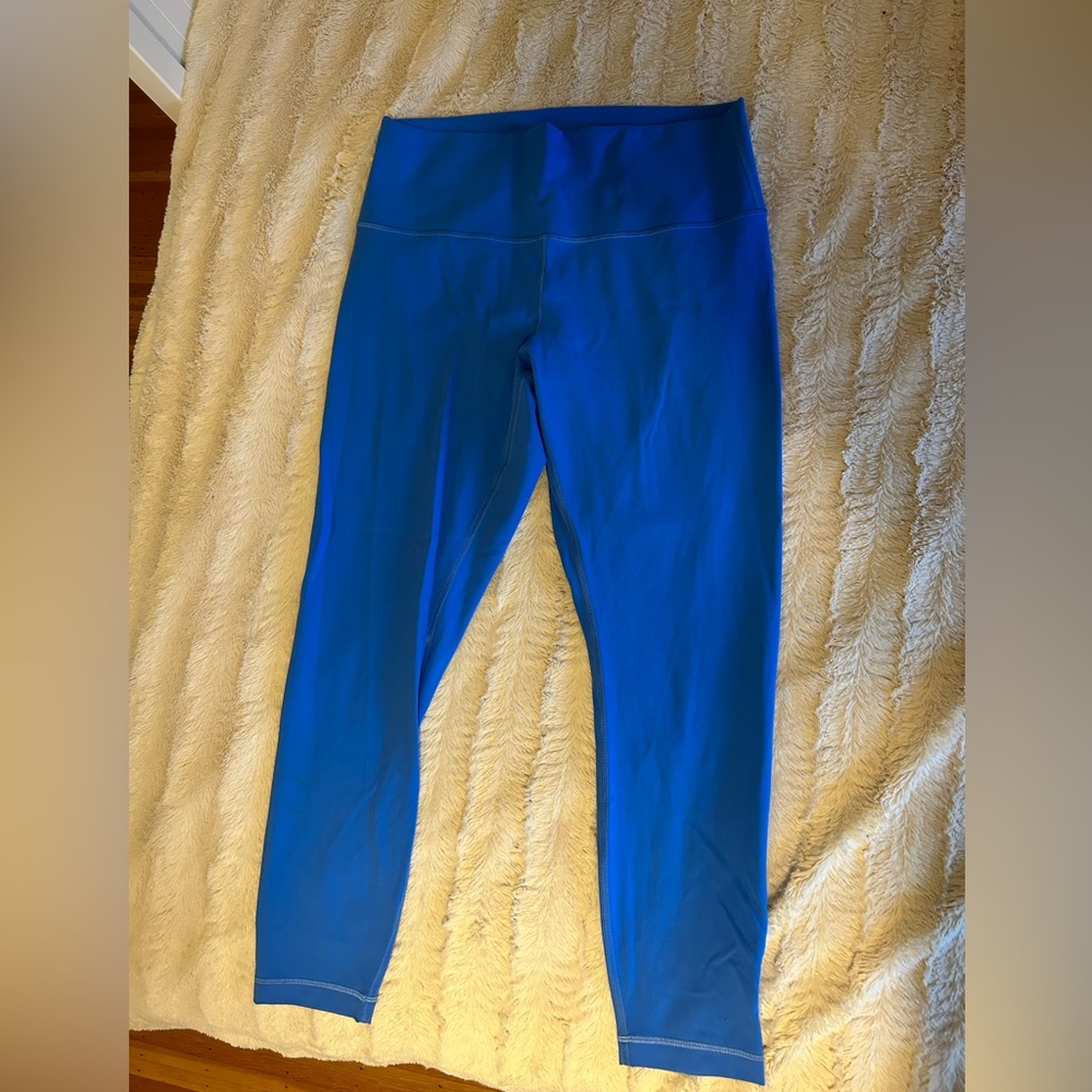 Women’s blue lululemon leggings size 12